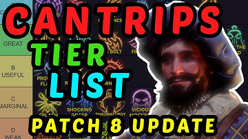 EVEN MORE About Spells - BG3 Cantrips Tier List  [Updated] - Patch 8 Honour Mode Guide