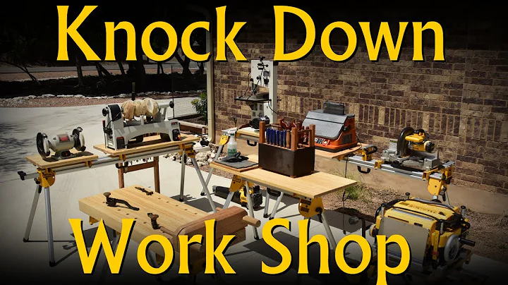 A Knock Down Modular Hand and Power Tool Work Shop for Hobbyist or Pro Woodworker.