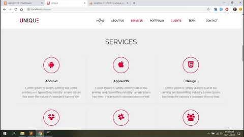 Laravel Tutorial Single page Website Development | Part 2