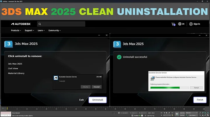 Uninstall 3ds Max 2025 Completely