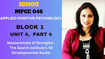 #MPCE 046 , BLOCK 1, UNIT 4, PART 4 #ignouuniversity