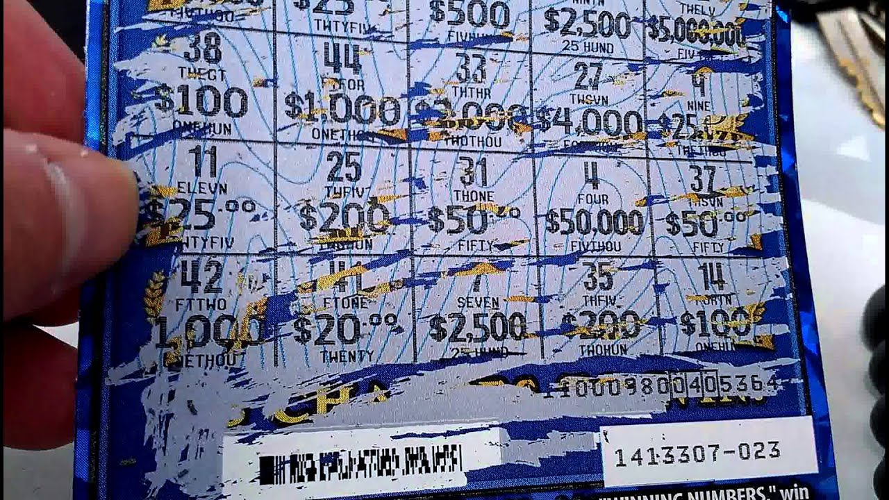 500 Win on 5 Million Jackpot California Scratcher YouTube