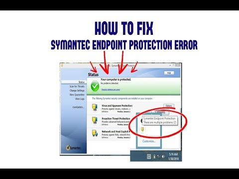 ERROR ? Symantec Endpoint Protection: There are multiple problems (2) How to FIX