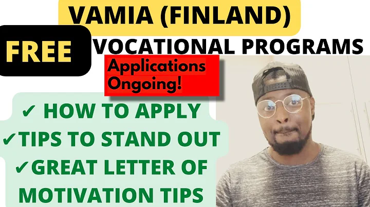 HOW TO APPLY TO VAMIA (FINLAND) FREE VOCATIONAL PROGRAMS AND TIPS THAT WILL MAKE YOU STAND OUT - DayDayNews