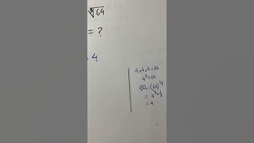 #shorts #maths #cube root of 64 = ?