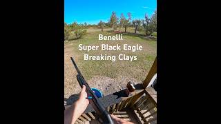 Benelli Super Black Eagle Breaking Clays