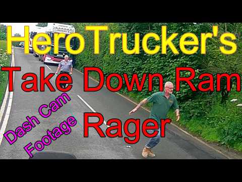 Trucker's Take Down  Ram Rager. All Caught On Dash Cam.