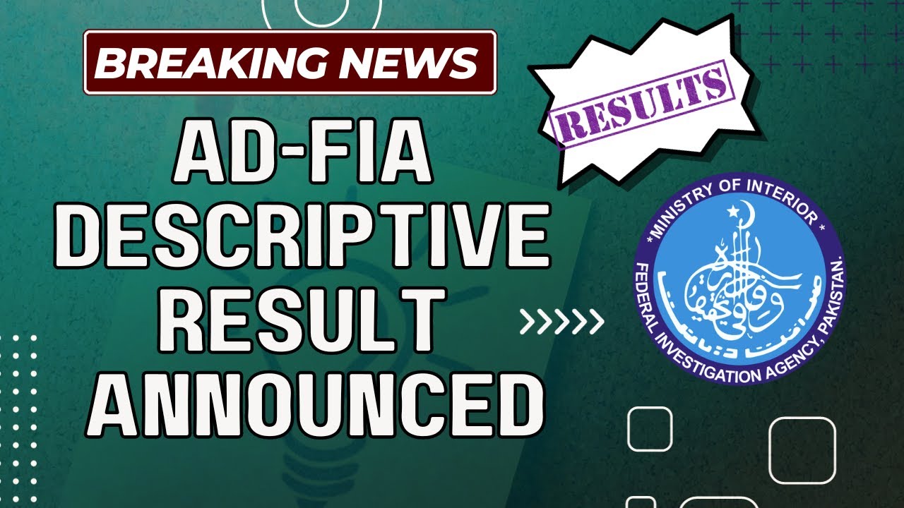 Breaking News: AD-FIA Descriptive Test Results Revealed! Insider Tips ...