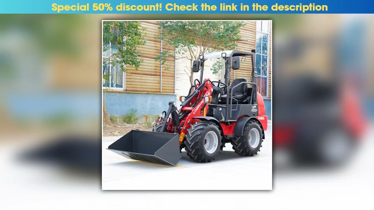Mini loader with high efficiency and good maneuverability wheel loader CE EPA Front End Type Wheel
