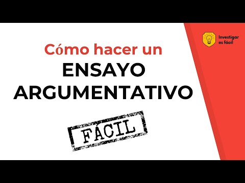 Video: ¿Cuál es el estilo adecuado para un ensayo argumentativo?