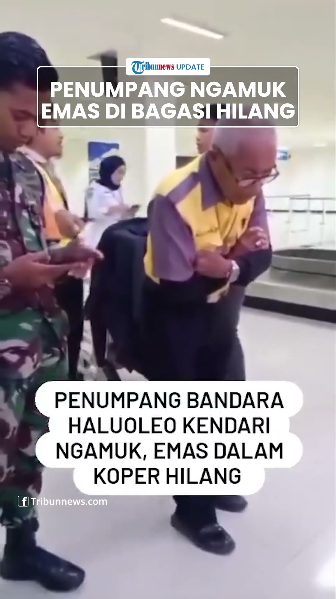 Penumpang Lion Air Ngamuk Emas dalam Koper Hilang, Kunci Lepas Setelah Keluar Bagasi Bandara Kendari
