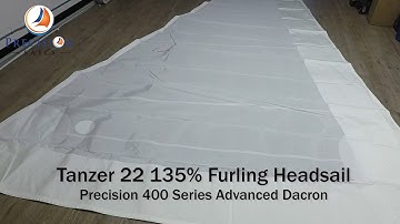 Tanzer 22 135% Furling Headsail | Precision 400 Series Dacron