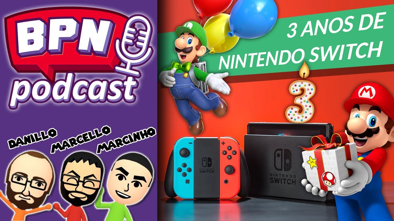 9º 🎧 Bate-Papo Nintendo Podcast - 3 Anos de Nintendo ...