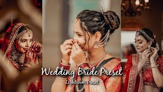 Wedding Bride Photo Editing In Lightroom | Lightroom Preset 2024 | Royal Presets.