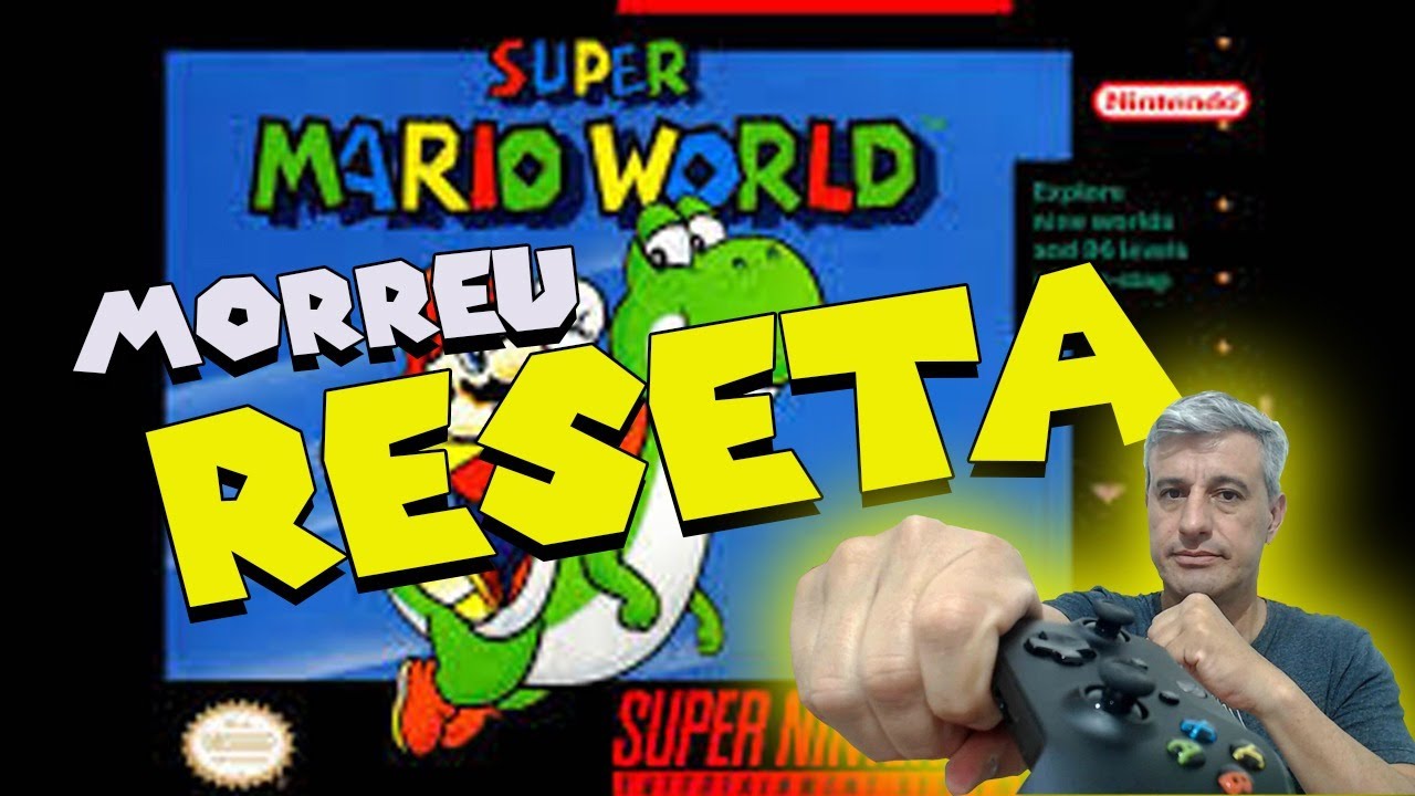 DESAFIO SUPER MARIO WORLD ZERAR SEM MORRER EM LIVE🥊 