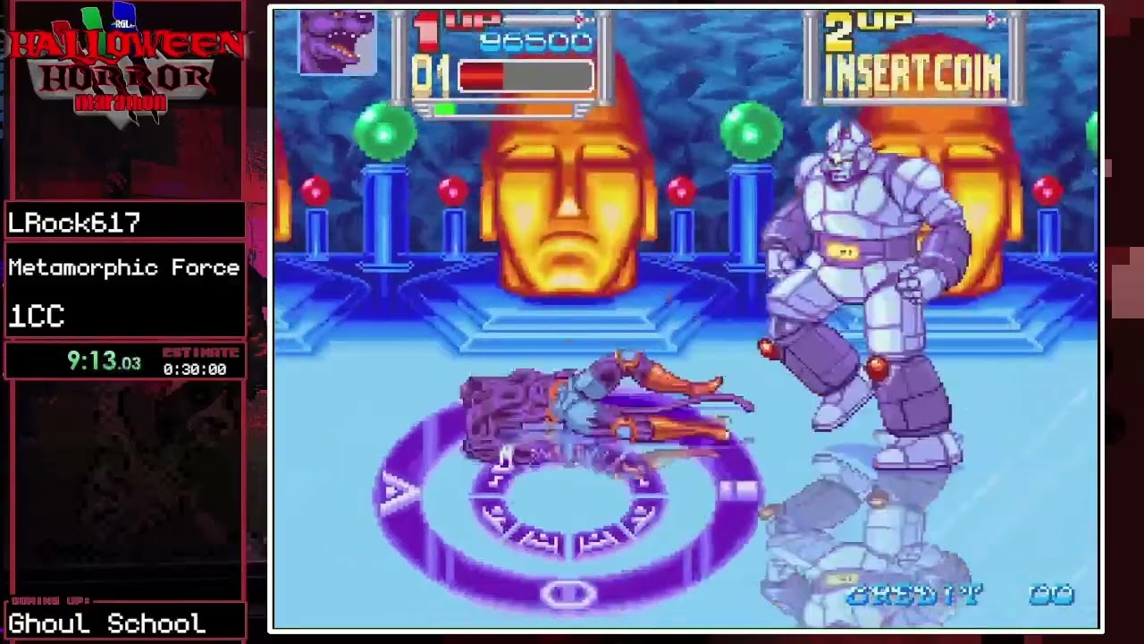 RGLtv Halloween Horror Marathon 2023 - (042) Metamorphic Force (1CC) by LRock617