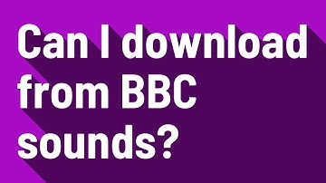 Can I download from BBC sounds?
