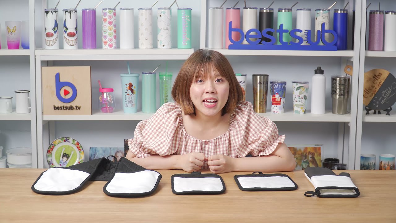 How to Sublimate Pot Holder, Apron & Oil Dispenser? \\ New Kitchen Product Sublimation Tutorial