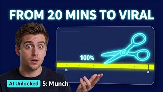 Stop Editing Your Shorts. Munch AI Finds Viral Moments While You Sleep 🚀