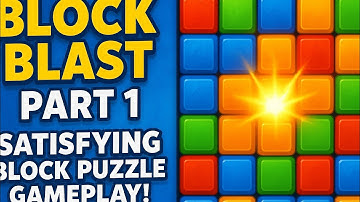 BLOCK BLAST Part 1 | Satisfying Puzzle Gameplay 😍 | Can You Find The Perfect Move? 