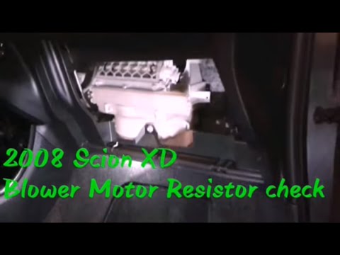 Blower Motor Replacement Scion Xb 2009 Install Remove Or Replace