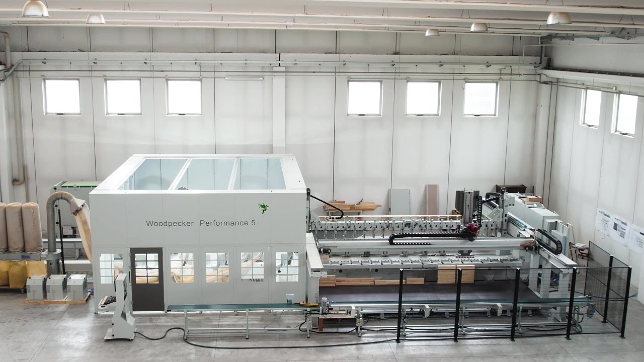 Woodworking machine | Woodpecker Performance machining centre - YouTube
