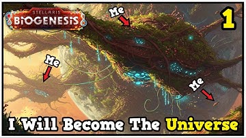 I Become A Living Planet & Consume The Galaxy In Stellaris Biogenesis #1