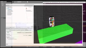 "Porthos" picking an object in simulation