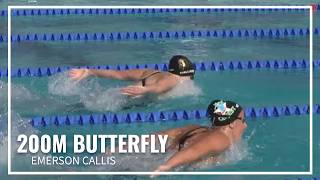 Emerson Callis Chases Down Top Time in 200M Butterfly | 2026 Speedo Junior Nationals