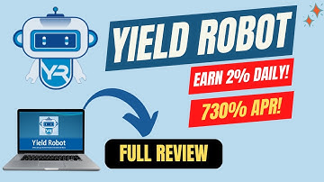 YIELD ROBOT REVIEW & TUTORIAL - EARN 2% DAILY PASSIVE INCOME! - Withdraw your initial after 30 Days!