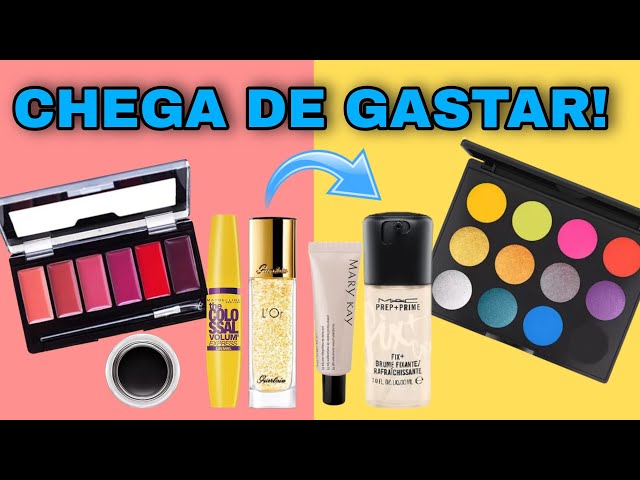 KIT COMPLETO DE MAQUIAGEM CASEIRA (12 PRODUTOS) 