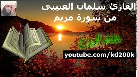 القارئ سلمان العتيبي من سورة مريم  افرأيت الذي كفر باياتنا