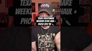 TEXAS FRIGHTMARE WEEKEND 2026 HAUL! 🤡🔪 #shorts #horror #haul #scary #collection