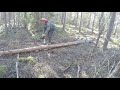 Some forest work with Can-Am Outlander 650XT.  Metsätöissä mönkijällä. Skogsjobb med fyrhjuling.