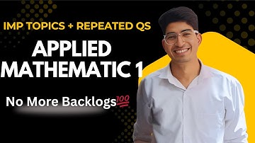 Applied Mathematics 1 | Important Topics & Repeated Questions 💯| IPU 1st Year #btech #engineering