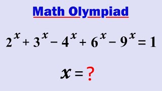 Math Olympiad | A Nice Exponential Problem | 90% Failed to solve!