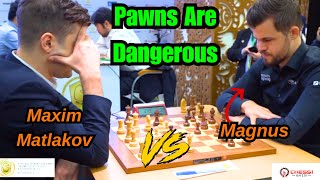 Passed Pawns are Dangerous! Magnus vs Maxim