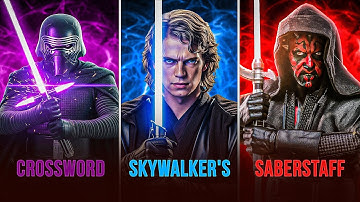 Every Lightsaber EXPLAINED In Detail | Boring Star Wars Lore