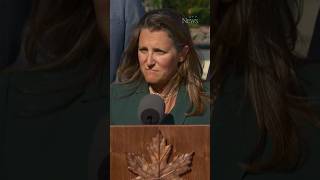Chrystia Freeland on receiving a speeding ticket #shorts