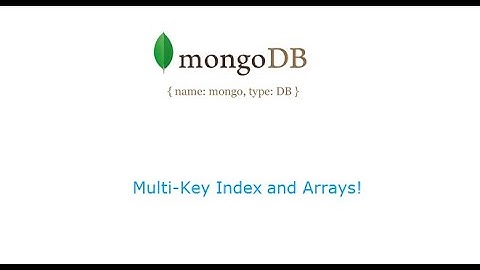 MongoDB Multikey Indexes | Multikey index mongodb  | #mongodb #multikeyindexes