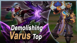They say I couldn't demolish this Varus top... I did.