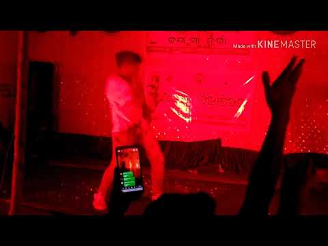 Durga puja Dance program at Khaliamenta. Bobal and Rola on stage.. By chinu 😄😄😘😘😘😍😍
