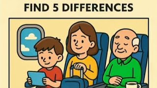 Only 1% Genius Can Find All 5 Differences! ✈️🧠😎 screenshot 5