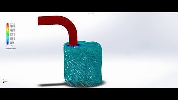 Flowbench intake port Pressure Trajectory simulation animation