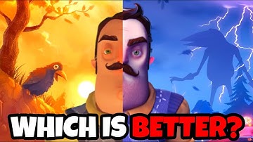 Which AI Is Better? Hello Neighbor Vs Hello Neighbor 2...