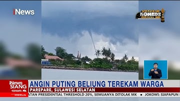 Detik-detik Fenomena Angin Puting Beliung di Parepare #iNewsSiang 14/10