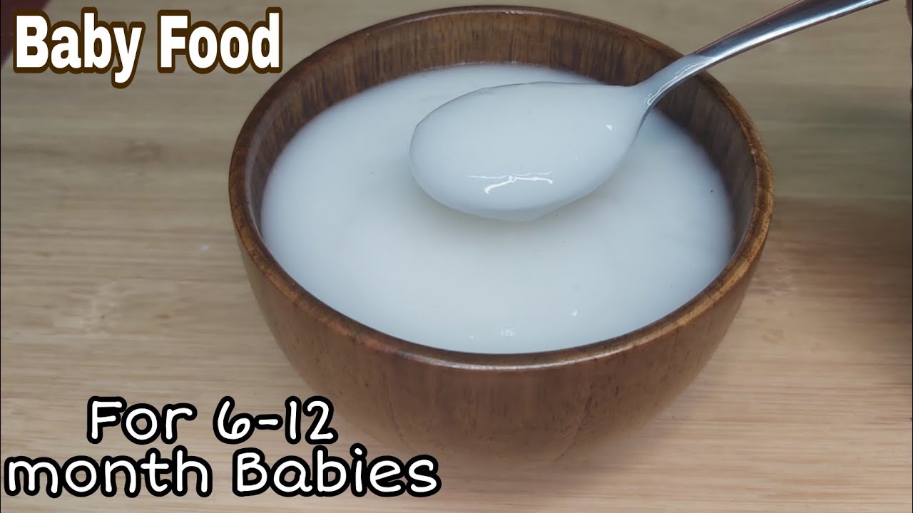 Baby Food Rice Porridge Recipe For 612 months Healthy Weight Gain