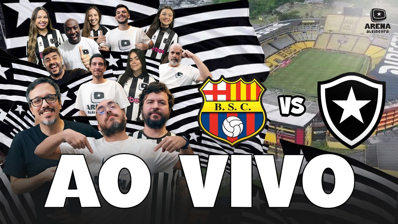 ⚽SUPER TRANSMISSÃO: BOTAFOGO X BARCELONA - EQD - COPA LIBERTADORES 2026