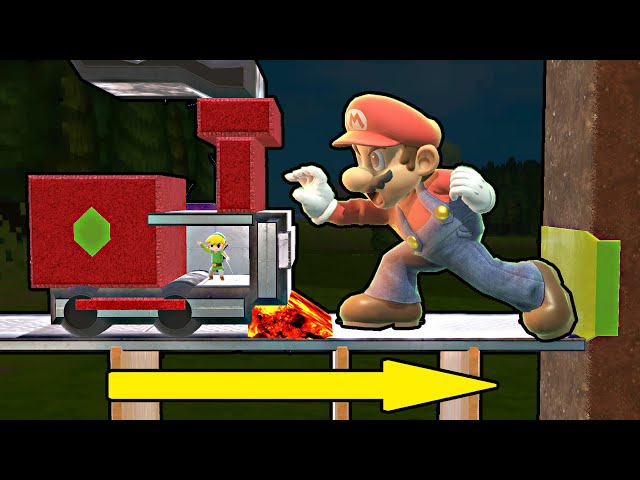 Super Smash Bros. Ultimate - Who Can Survive The Train Wreck? class=