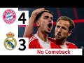 Real Madrid vs Bayern Munich 4-3 | Arda Güler Free Kick STUNNER, Olise &amp; Luis Díaz Goals 🔥